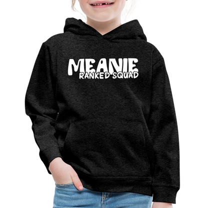 Meanie Ranked SQUAD | Youth Premium Hoodie - charcoal grey