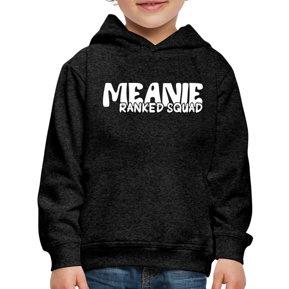 Meanie Ranked SQUAD | Youth Premium Hoodie - charcoal grey