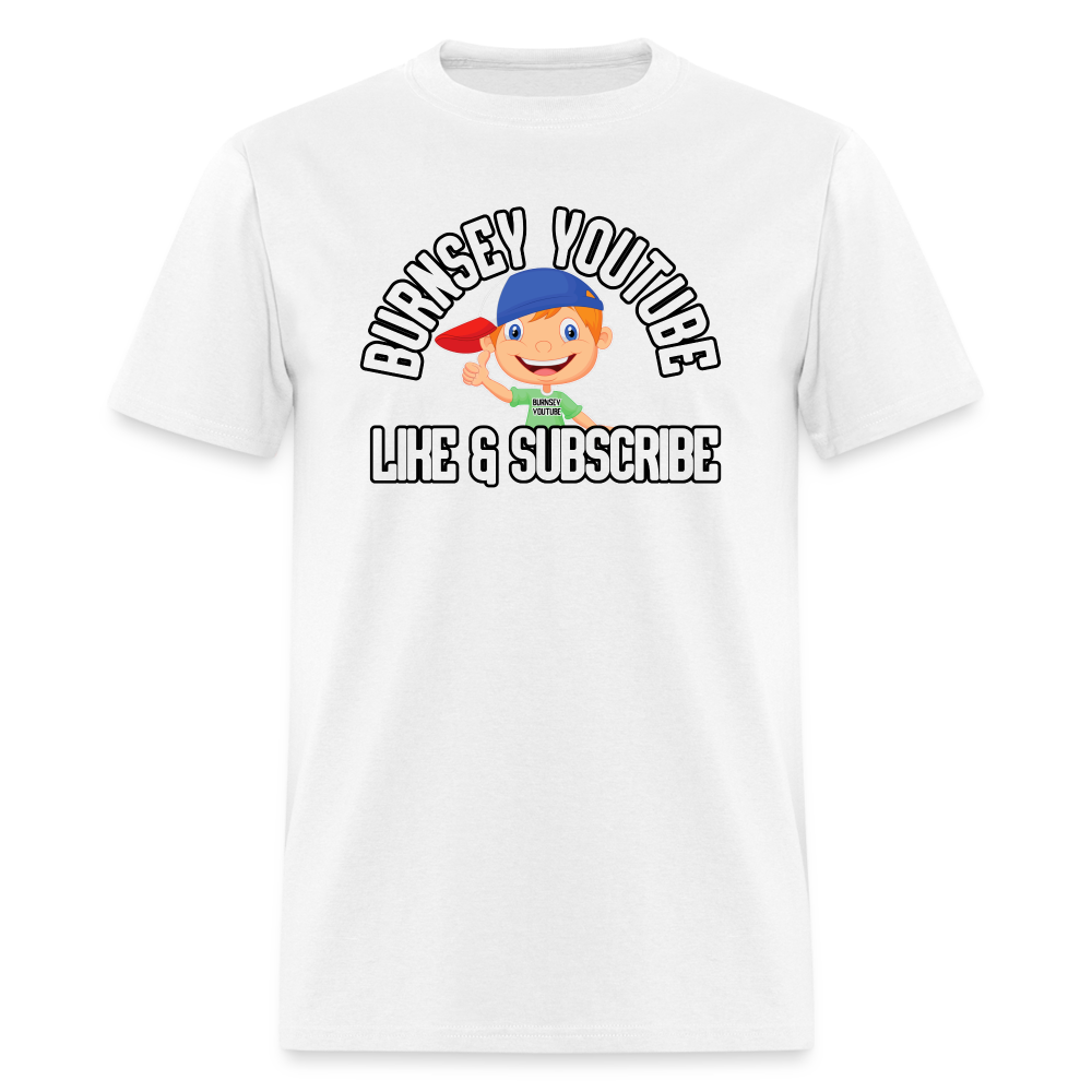 Burnsey YouTube | Super-Soft Gamer Shirt - white