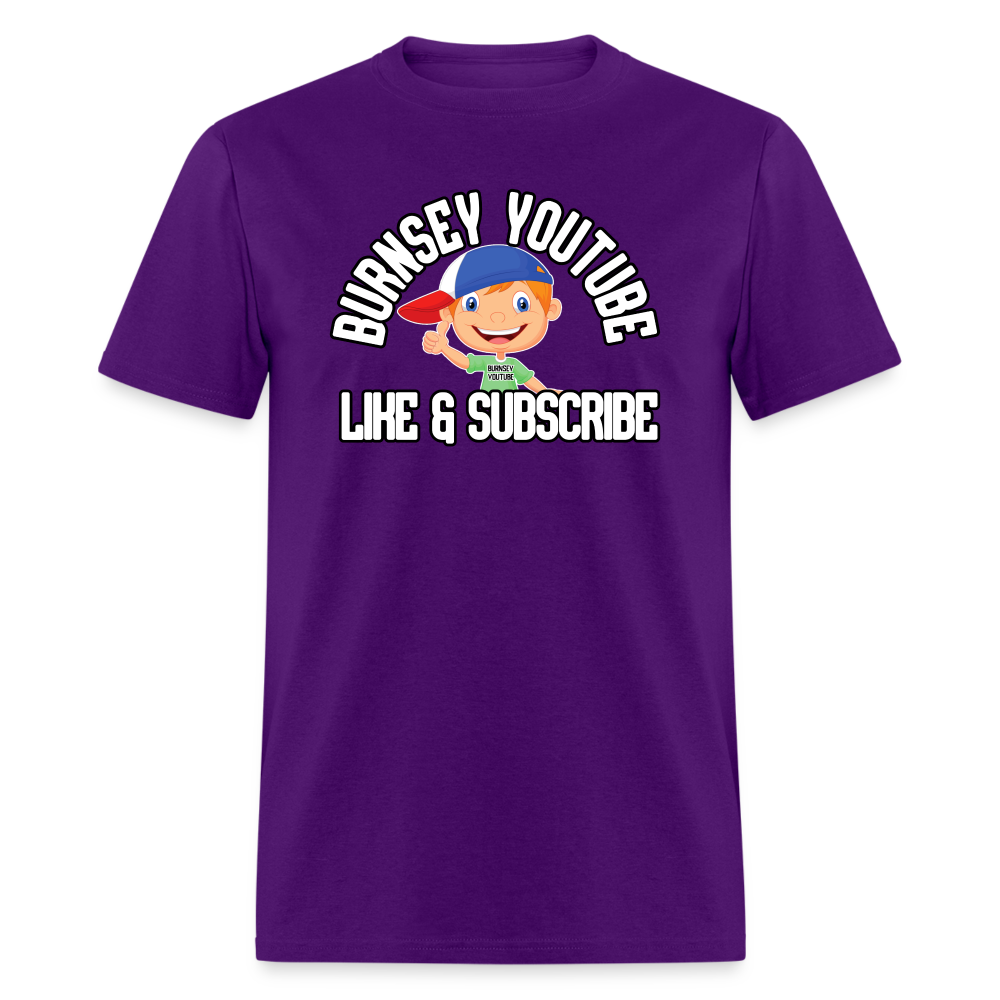 Burnsey YouTube | Super-Soft Gamer Shirt - purple