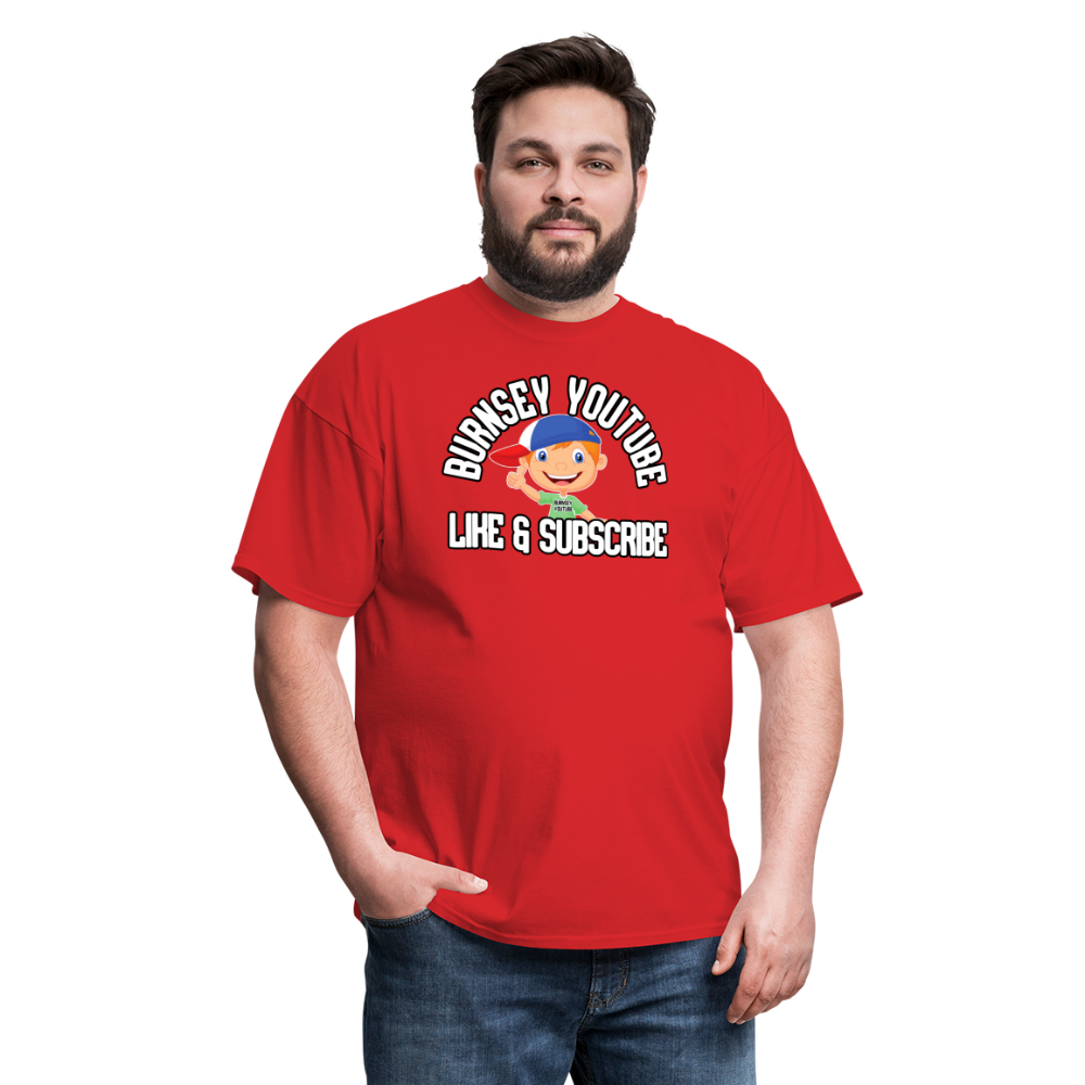 Burnsey YouTube | Super-Soft Gamer Shirt - red