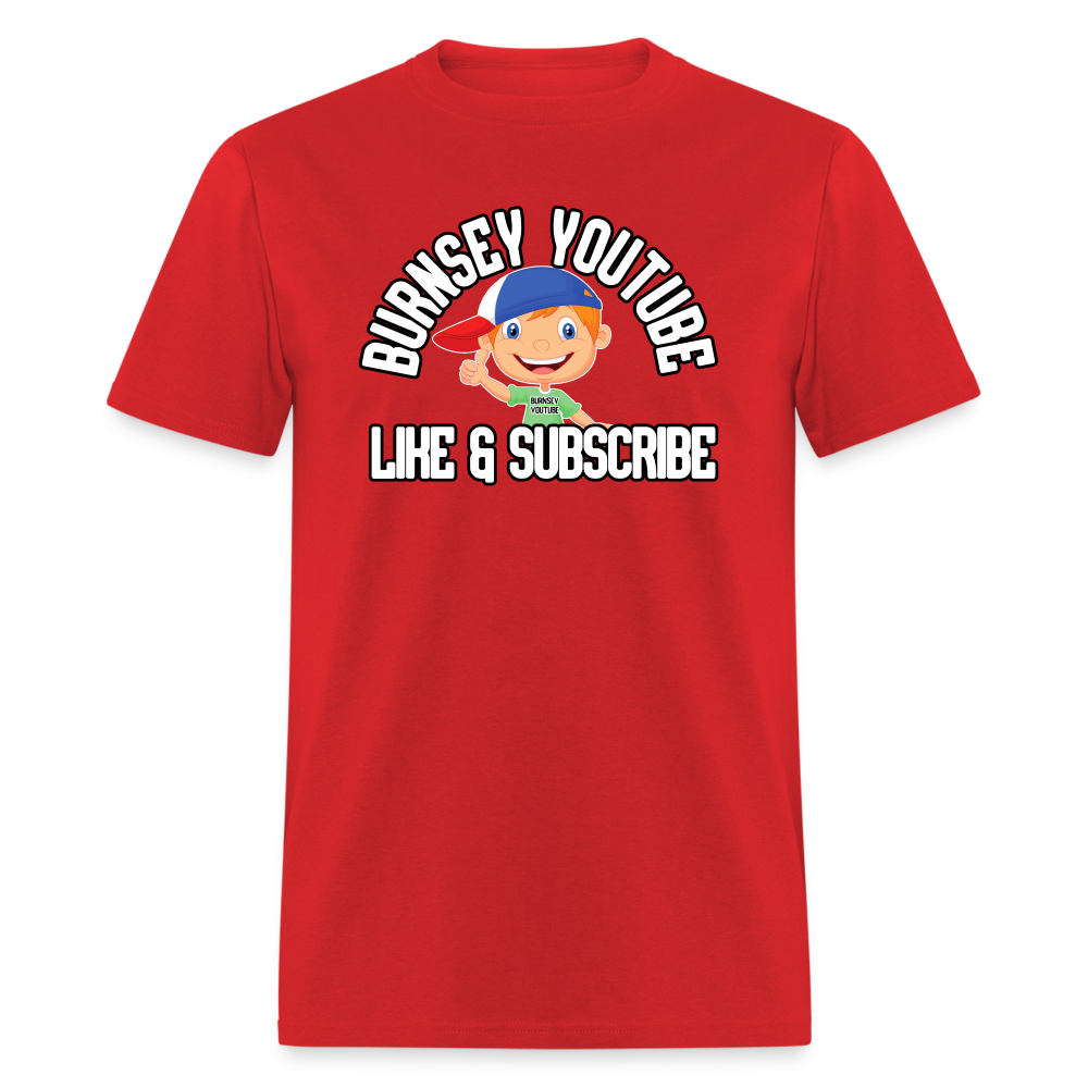 Burnsey YouTube | Super-Soft Gamer Shirt - red