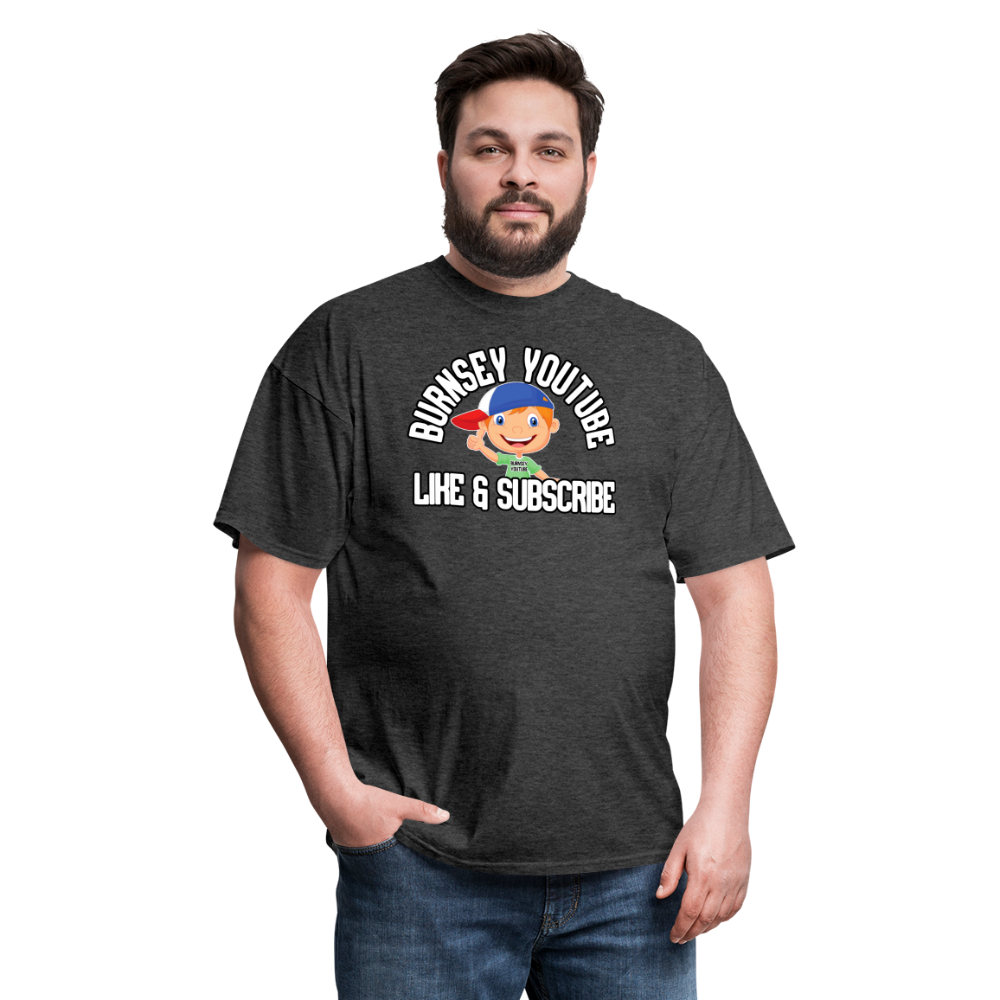 Burnsey YouTube | Super-Soft Gamer Shirt - heather black