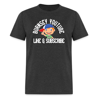 Burnsey YouTube | Super-Soft Gamer Shirt - heather black