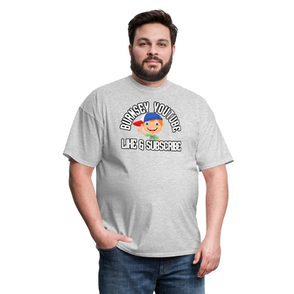 Burnsey YouTube | Super-Soft Gamer Shirt - heather gray