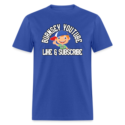 Burnsey YouTube | Super-Soft Gamer Shirt - royal blue