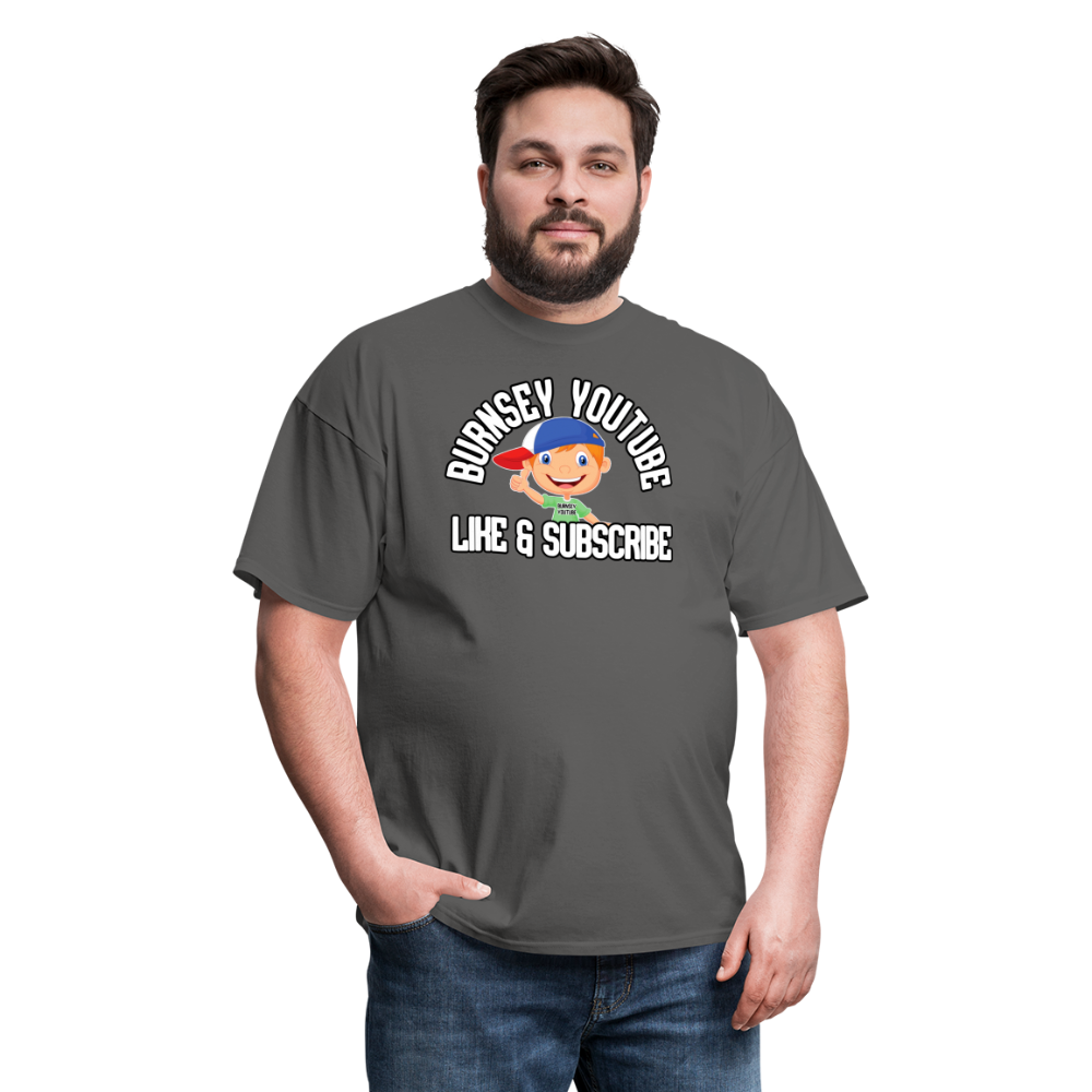 Burnsey YouTube | Super-Soft Gamer Shirt - charcoal