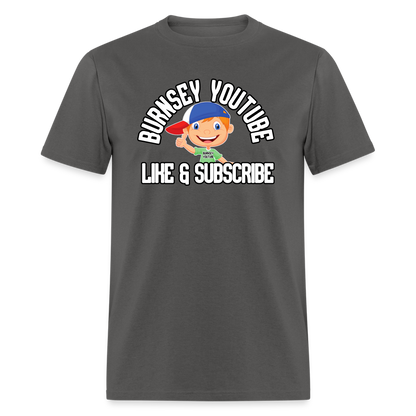 Burnsey YouTube | Super-Soft Gamer Shirt - charcoal