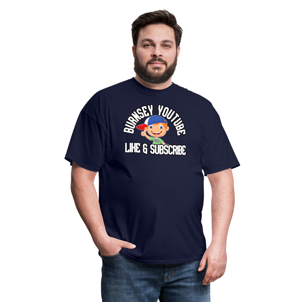 Burnsey YouTube | Super-Soft Gamer Shirt - navy