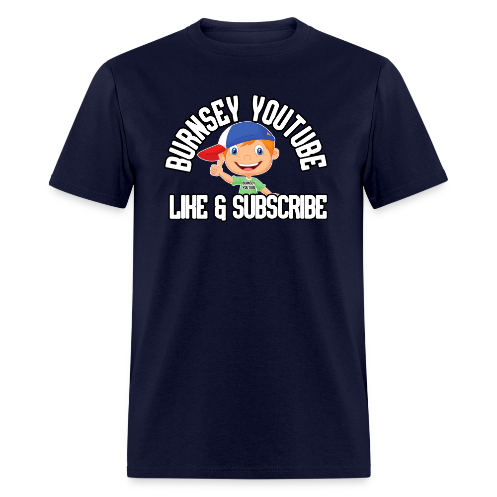 Burnsey YouTube | Super-Soft Gamer Shirt - navy