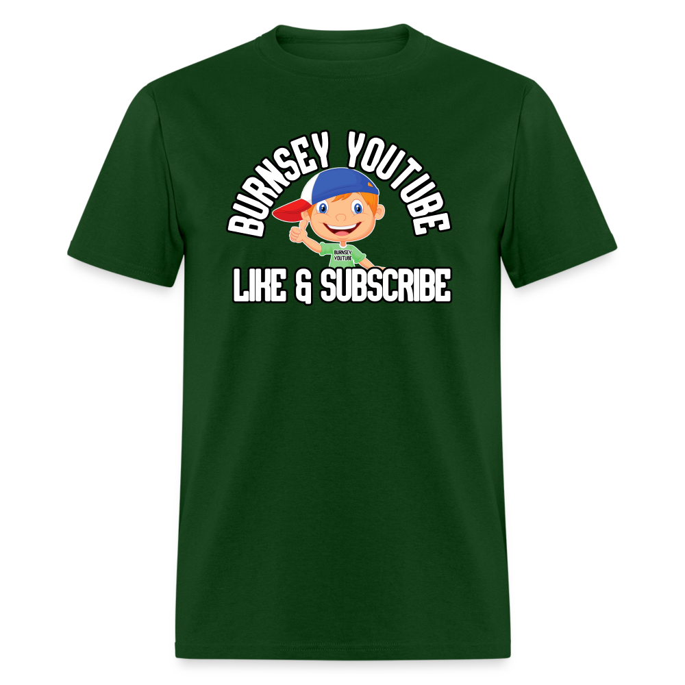 Burnsey YouTube | Super-Soft Gamer Shirt - forest green