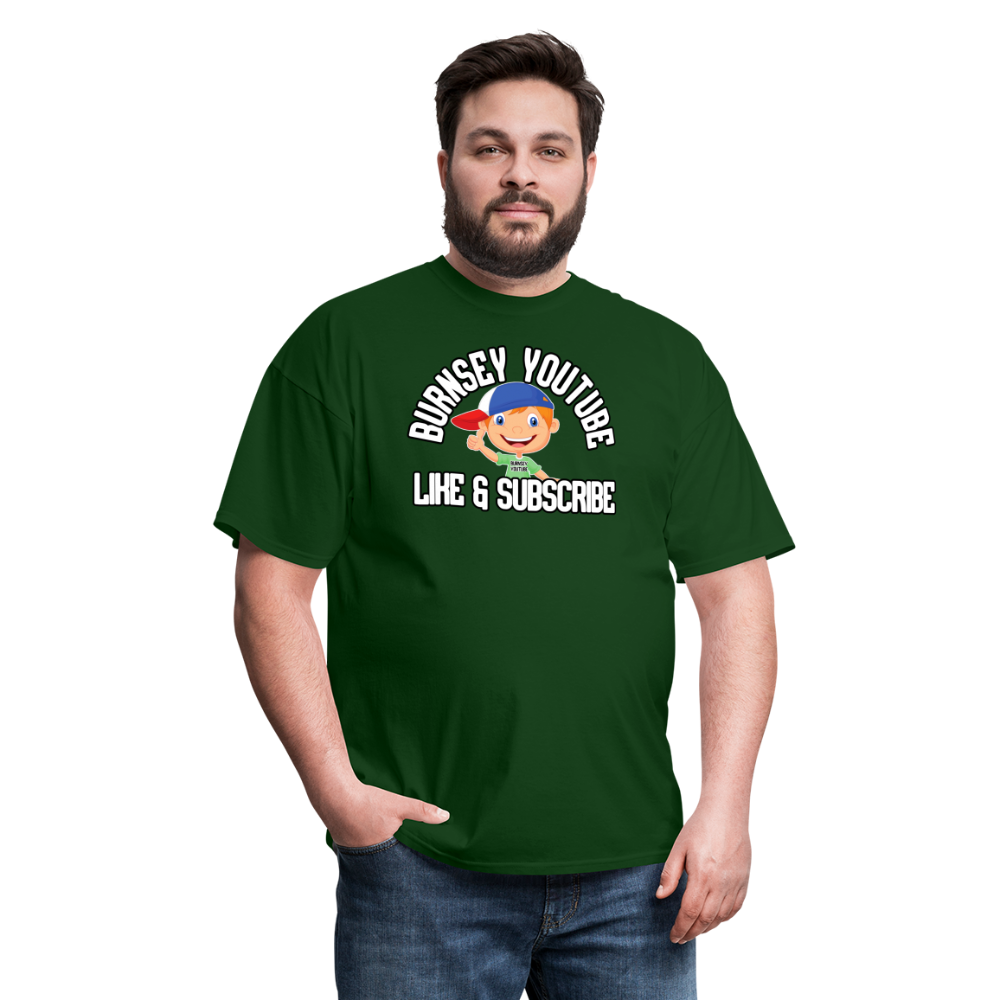 Burnsey YouTube | Super-Soft Gamer Shirt - forest green