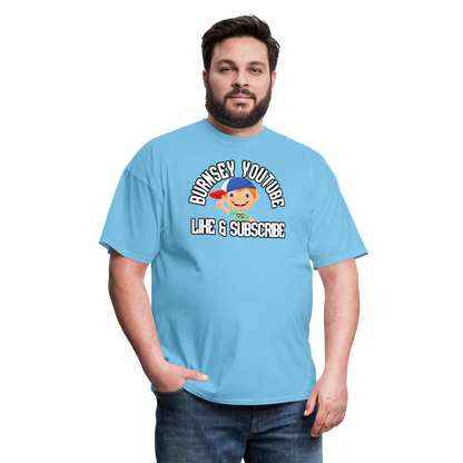 Burnsey YouTube | Super-Soft Gamer Shirt - aquatic blue