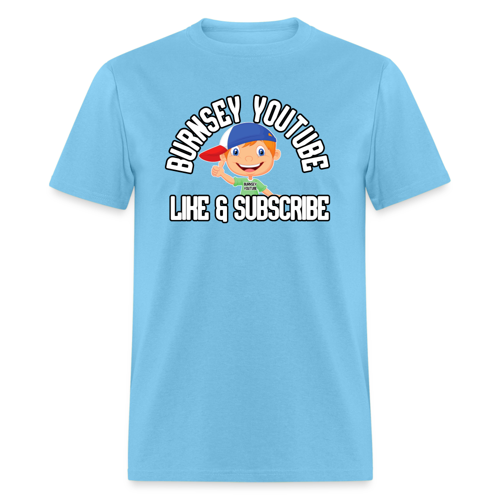 Burnsey YouTube | Super-Soft Gamer Shirt - aquatic blue