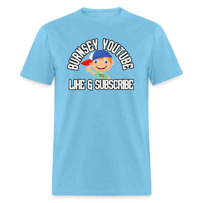 Burnsey YouTube | Super-Soft Gamer Shirt - aquatic blue