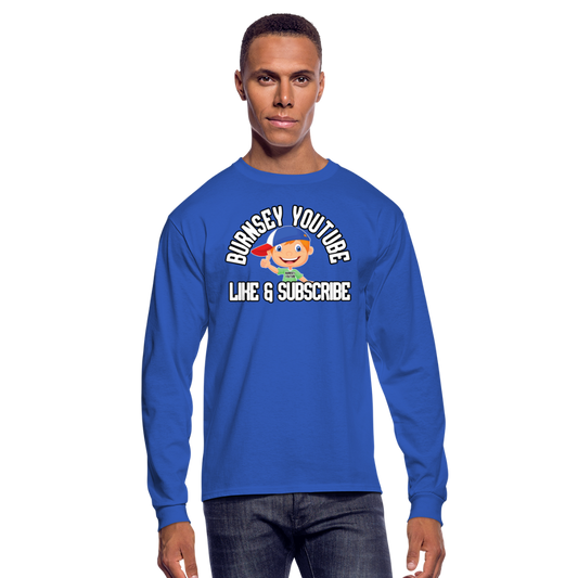 Burnsey YouTube | Long Sleeve T-Shirt - royal blue