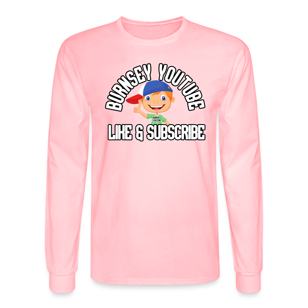 Burnsey YouTube | Long Sleeve T-Shirt - pink