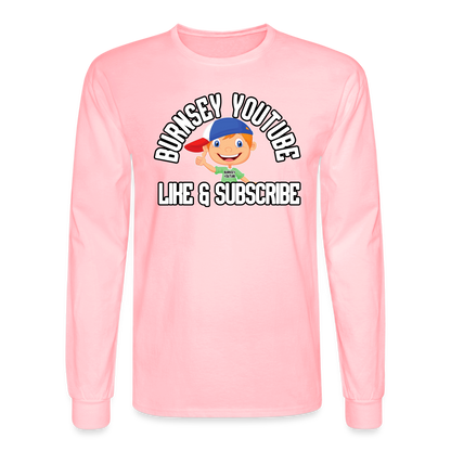 Burnsey YouTube | Long Sleeve T-Shirt - pink