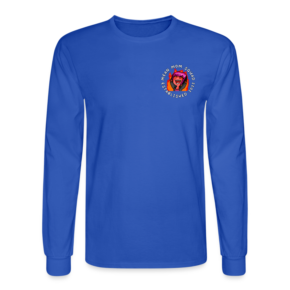 Mean Mom SQUAD Est. 2022 | Special Edition Long Sleeve Shirt - royal blue