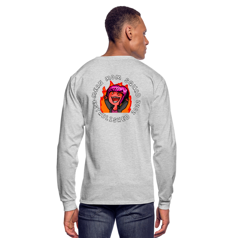 Mean Mom SQUAD Est. 2022 | Special Edition Long Sleeve Shirt - heather gray