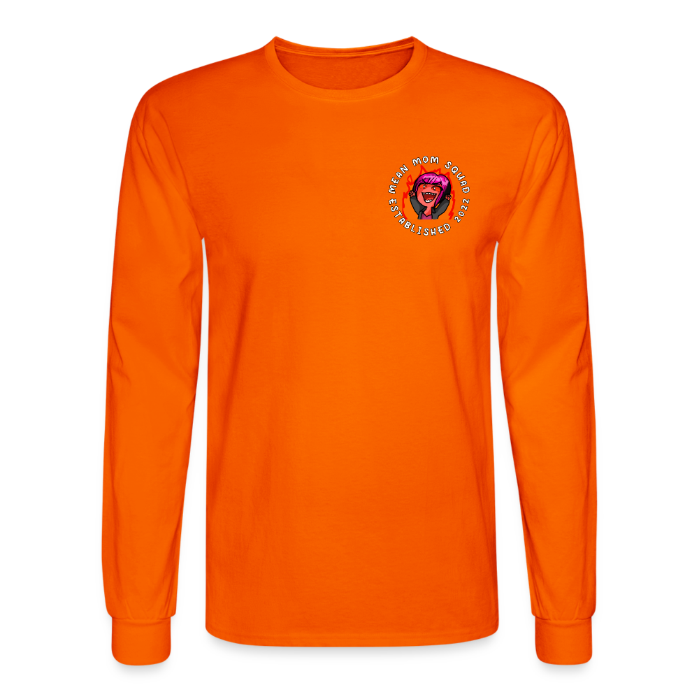 Mean Mom SQUAD Est. 2022 | Special Edition Long Sleeve Shirt - orange