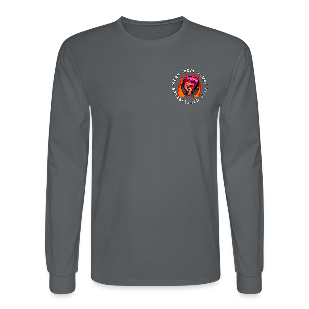 Mean Mom SQUAD Est. 2022 | Special Edition Long Sleeve Shirt - charcoal