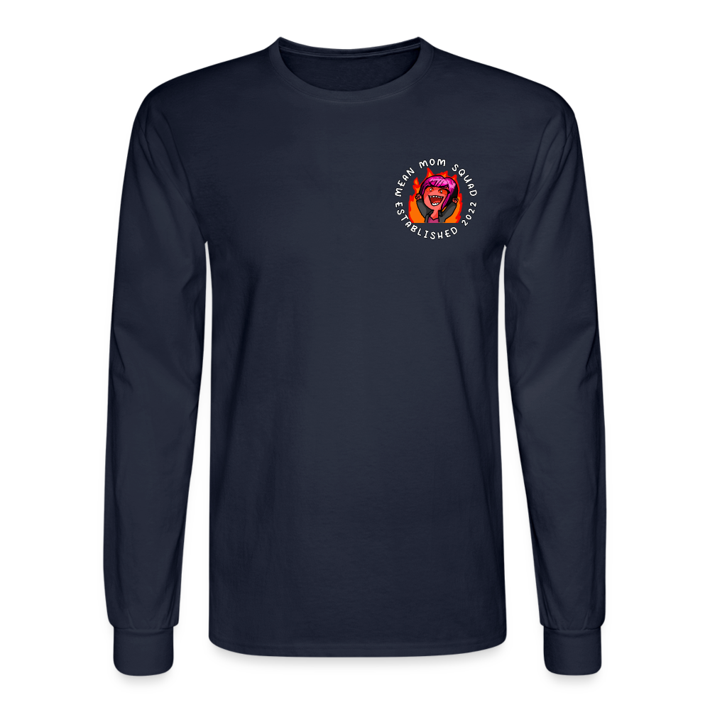 Mean Mom SQUAD Est. 2022 | Special Edition Long Sleeve Shirt - navy