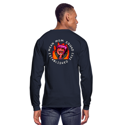 Mean Mom SQUAD Est. 2022 | Special Edition Long Sleeve Shirt - navy