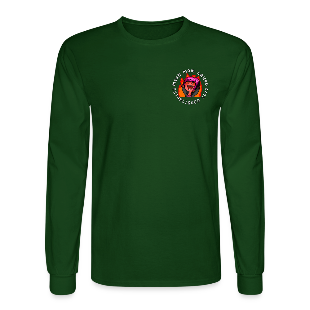 Mean Mom SQUAD Est. 2022 | Special Edition Long Sleeve Shirt - forest green