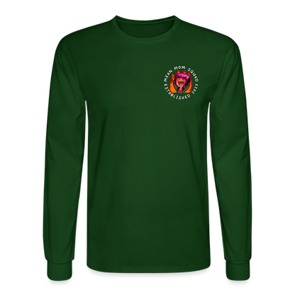 Mean Mom SQUAD Est. 2022 | Special Edition Long Sleeve Shirt - forest green