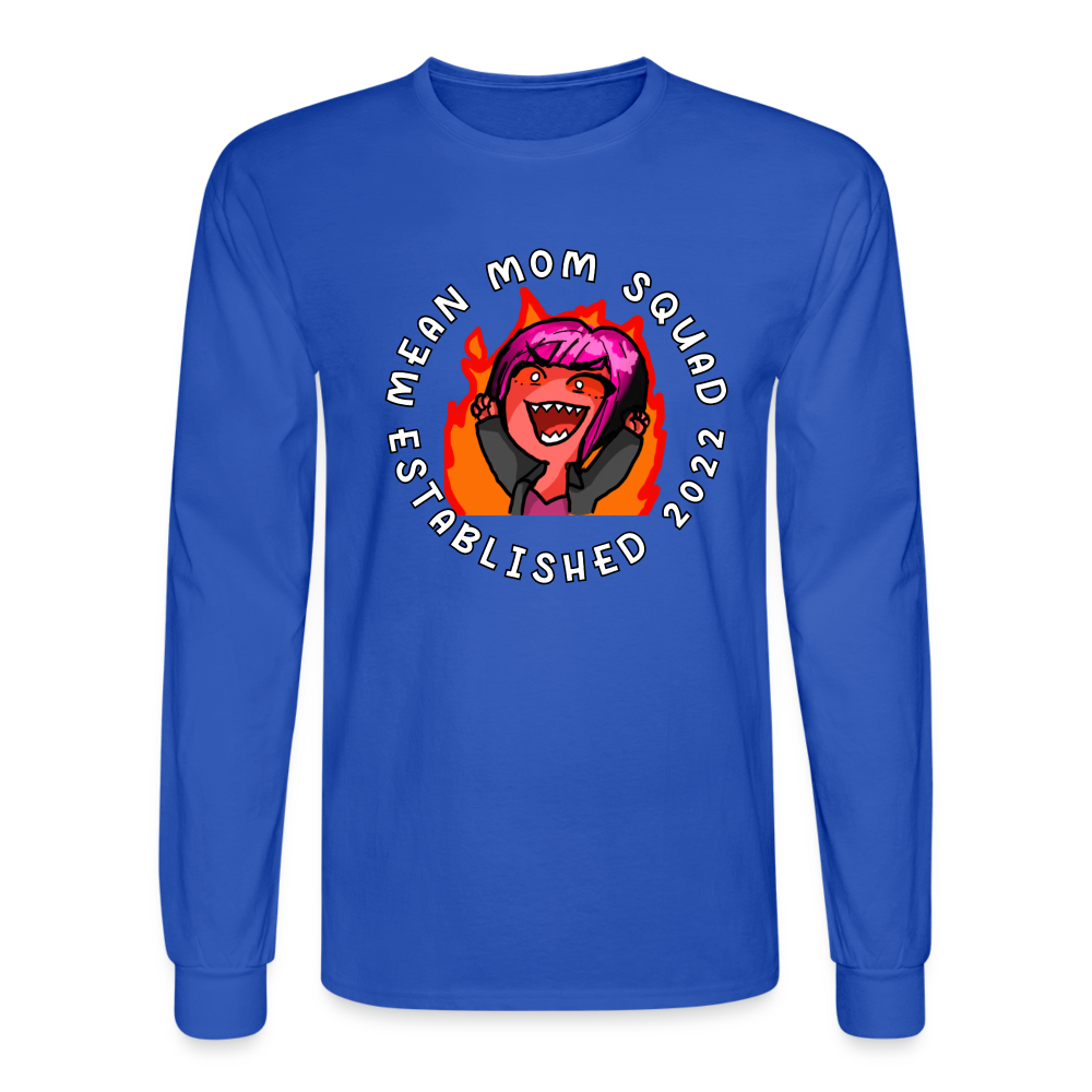 Mean Mom SQUAD Est. 2022 | Long Sleeve Shirt - royal blue