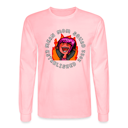 Mean Mom SQUAD Est. 2022 | Long Sleeve Shirt - pink