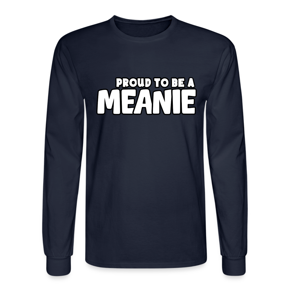 PROUD TO BE A MEANIE | Long Sleeve Shirt - navy