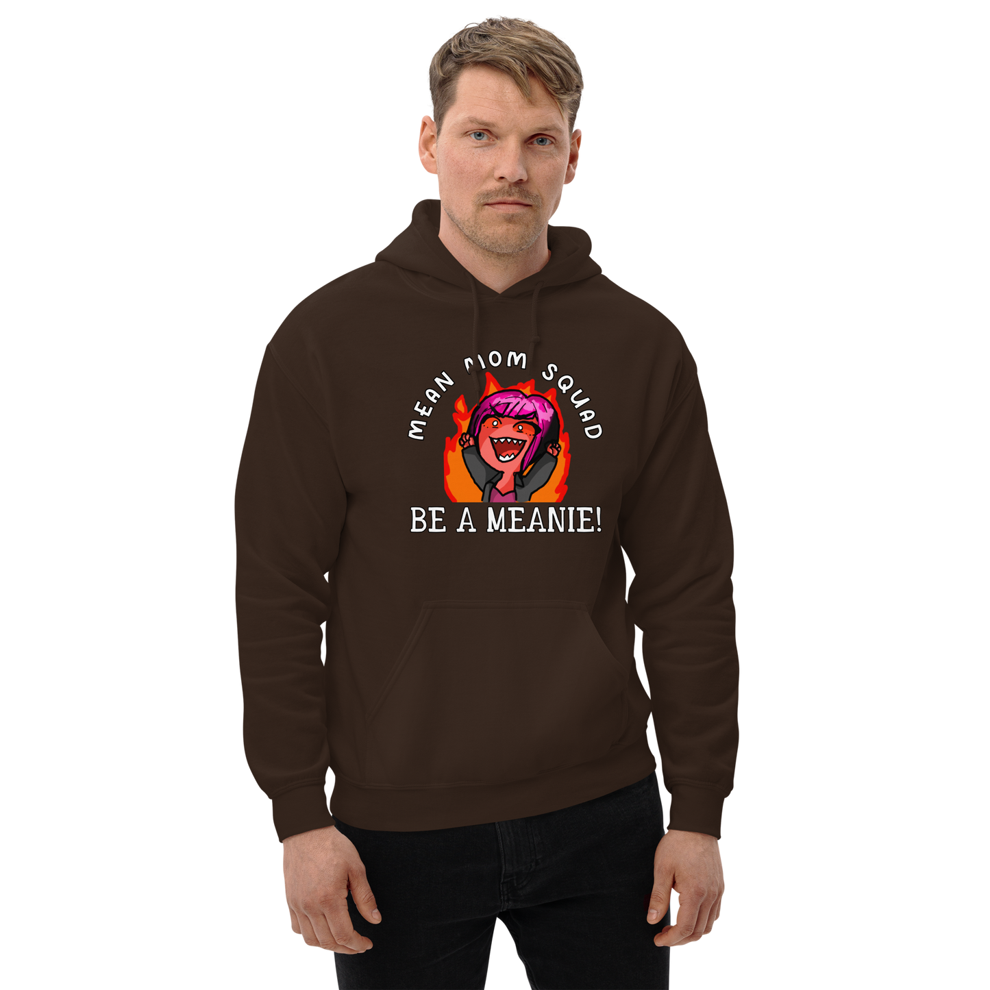 Mean Mom SQUAD BE A MEANIE | Adult Gamer Hoodie