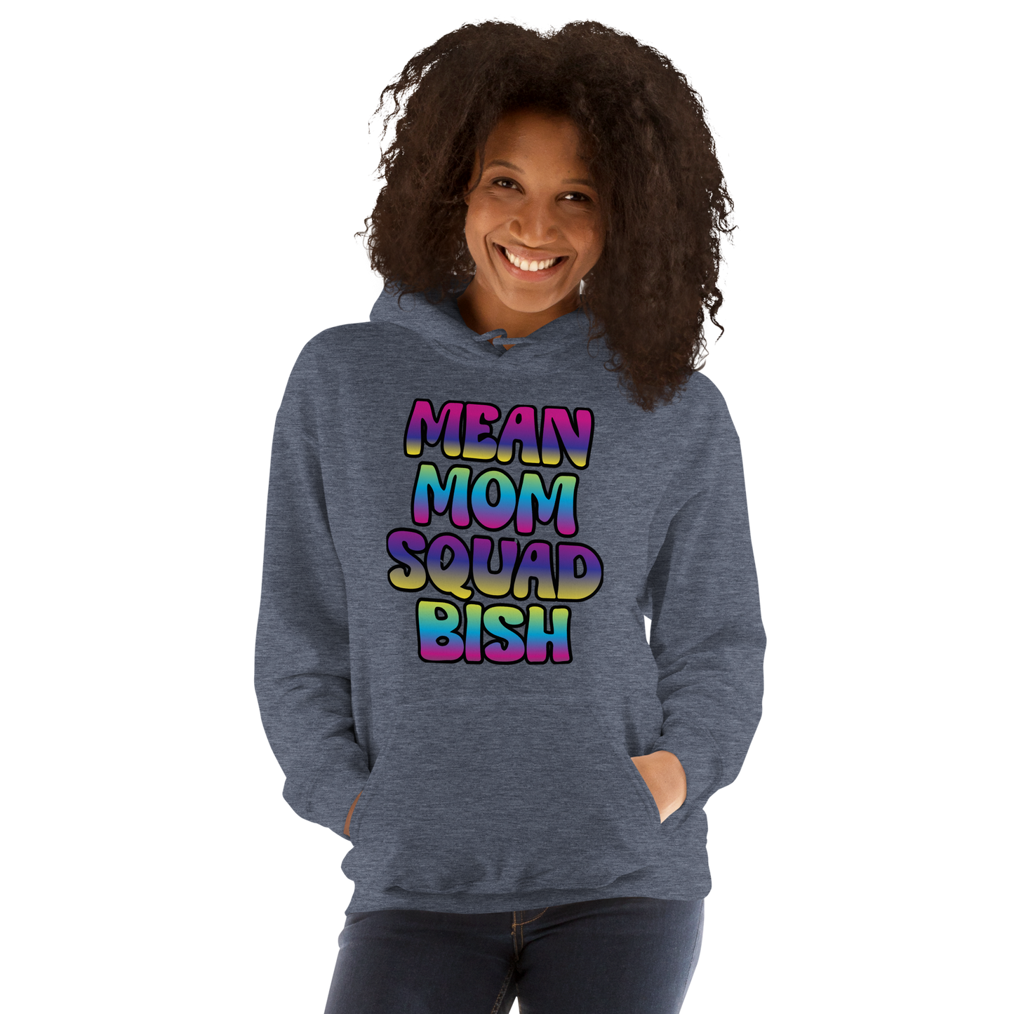 Mean Mom SQUAD BISH | Adult Gamer Hoodie