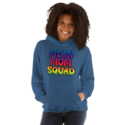 Mean Mom SQUAD | Colorful Adult Gamer Hoodie