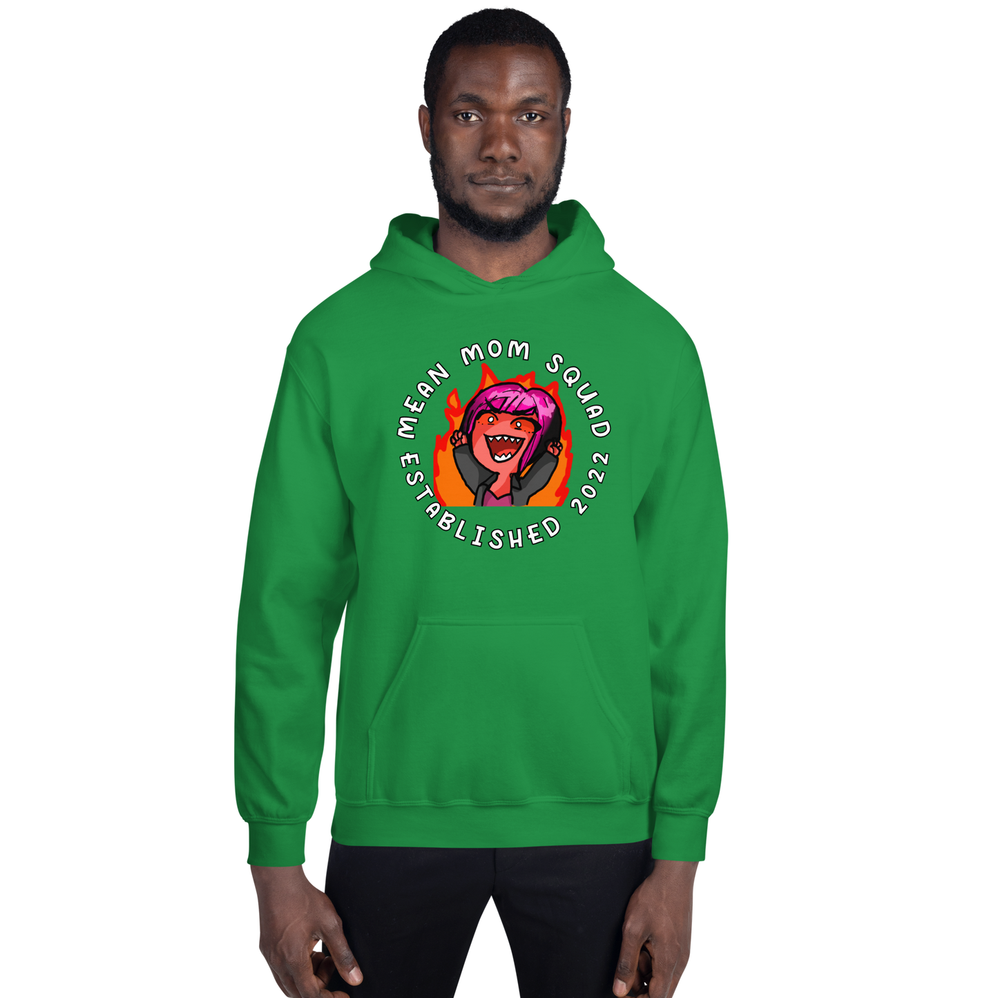 Mean Mom SQUAD Established | Adult Gamer Hoodie