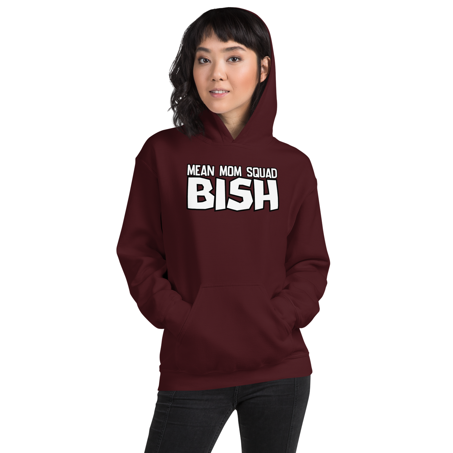 Mean Mom SQUAD BISH | Adult Gamer Hoodie