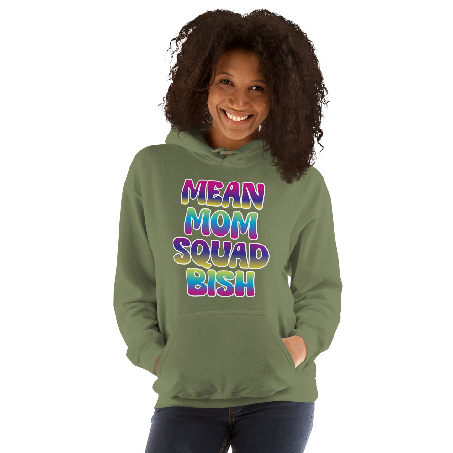 Mean Mom SQUAD BISH | Adult Gamer Hoodie