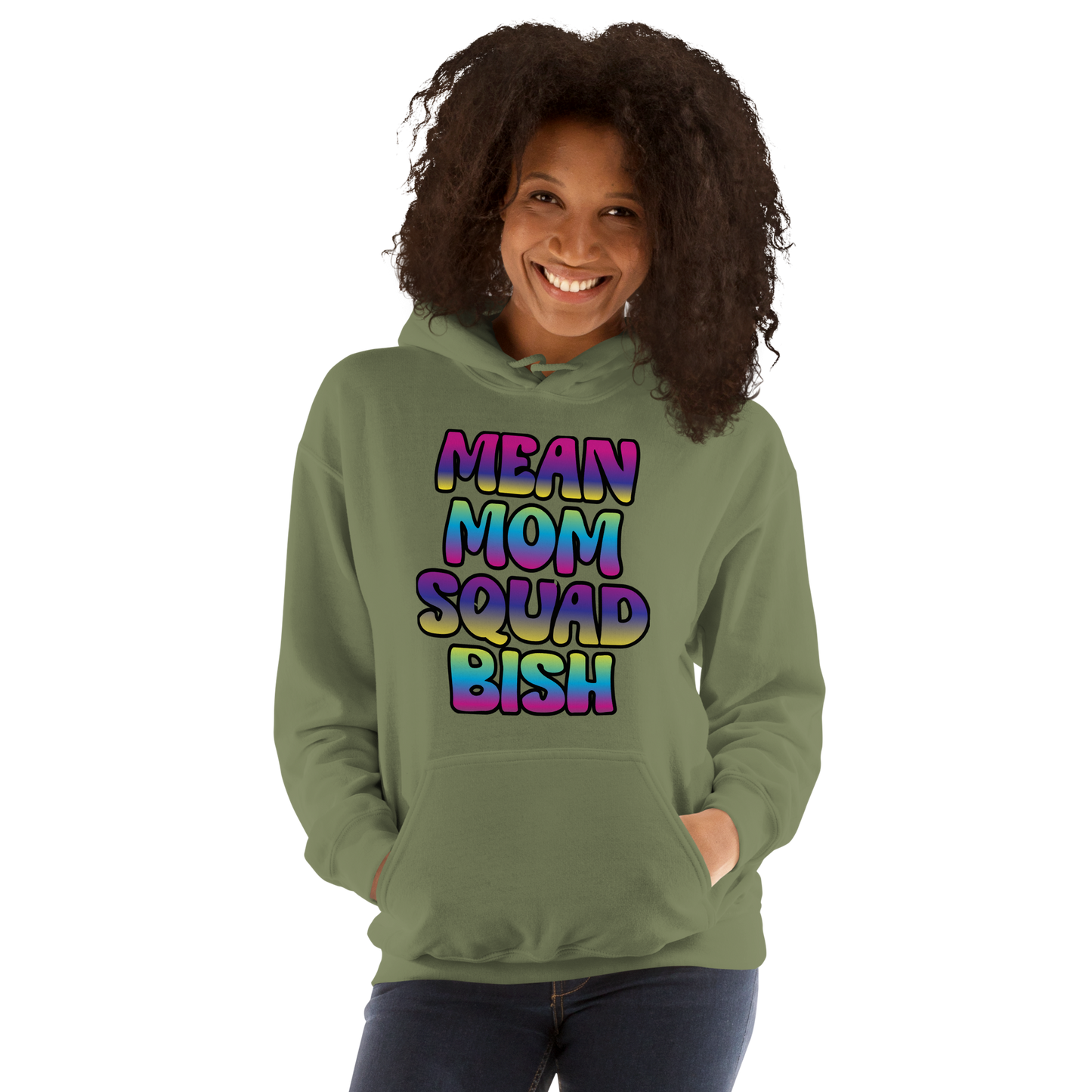 Mean Mom SQUAD BISH | Adult Gamer Hoodie