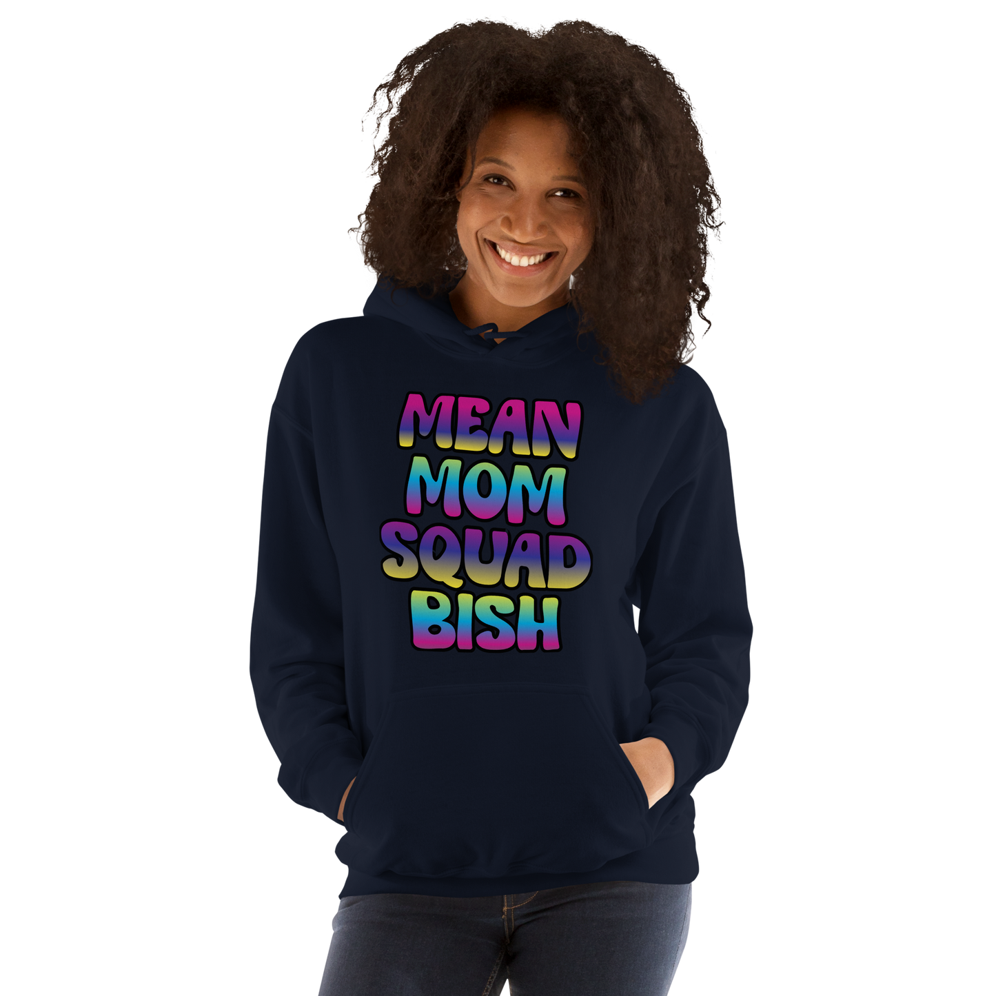 Mean Mom SQUAD BISH | Adult Gamer Hoodie