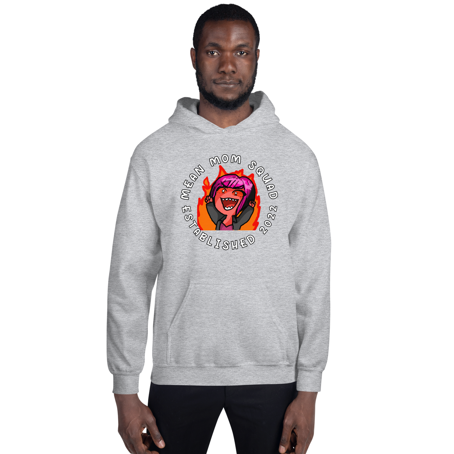 Mean Mom SQUAD Established | Adult Gamer Hoodie