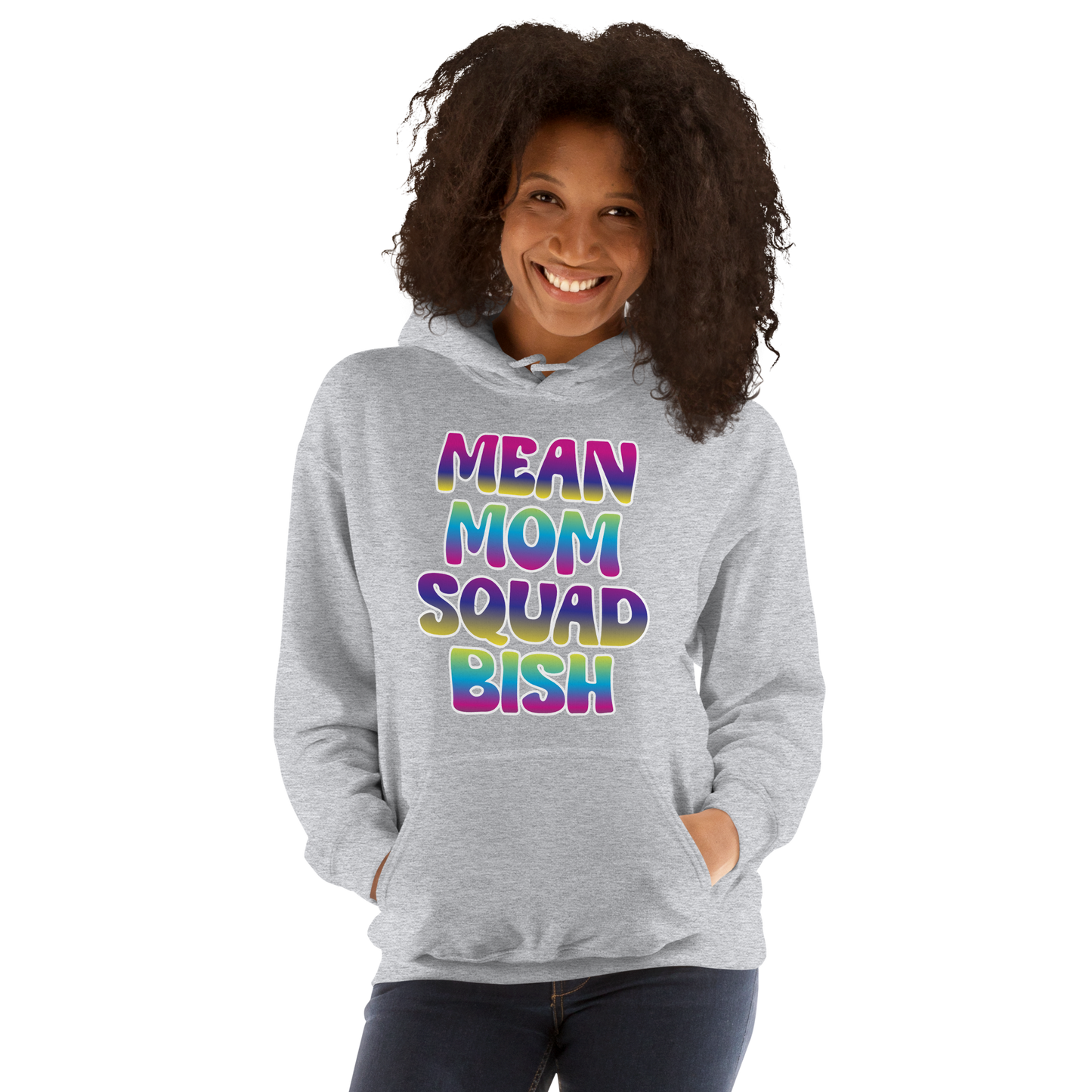 Mean Mom SQUAD BISH | Adult Gamer Hoodie