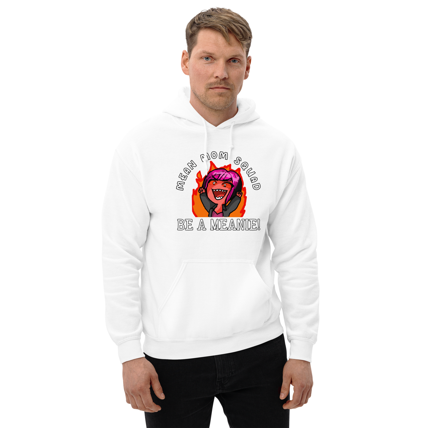 Mean Mom SQUAD BE A MEANIE | Adult Gamer Hoodie