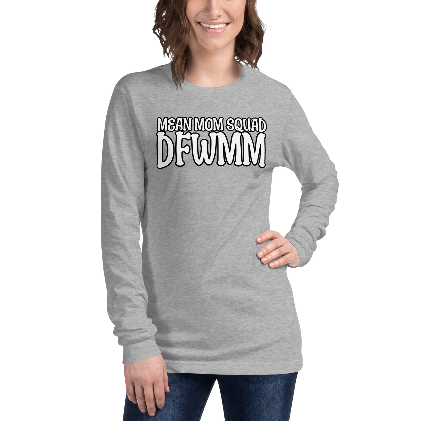 Mean Mom SQUAD DFWMM | Adult Long Sleeve Gamer Tee