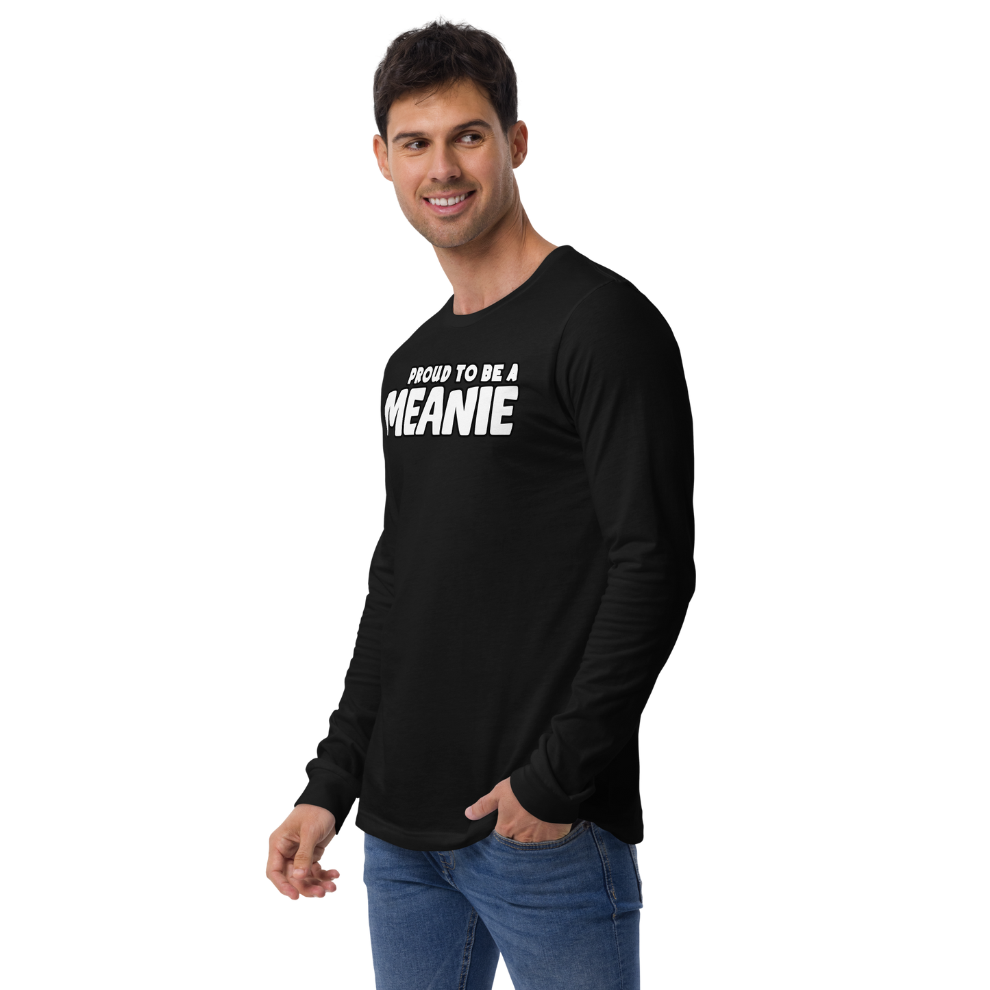 PROUD TO BE A MEANIE | Adult Long Sleeve Gamer Tee