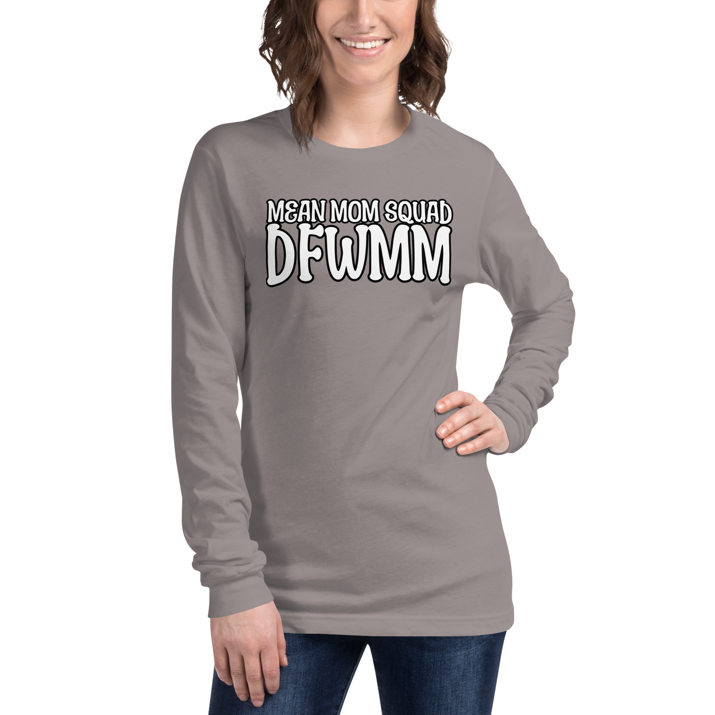 Mean Mom SQUAD DFWMM | Adult Long Sleeve Gamer Tee