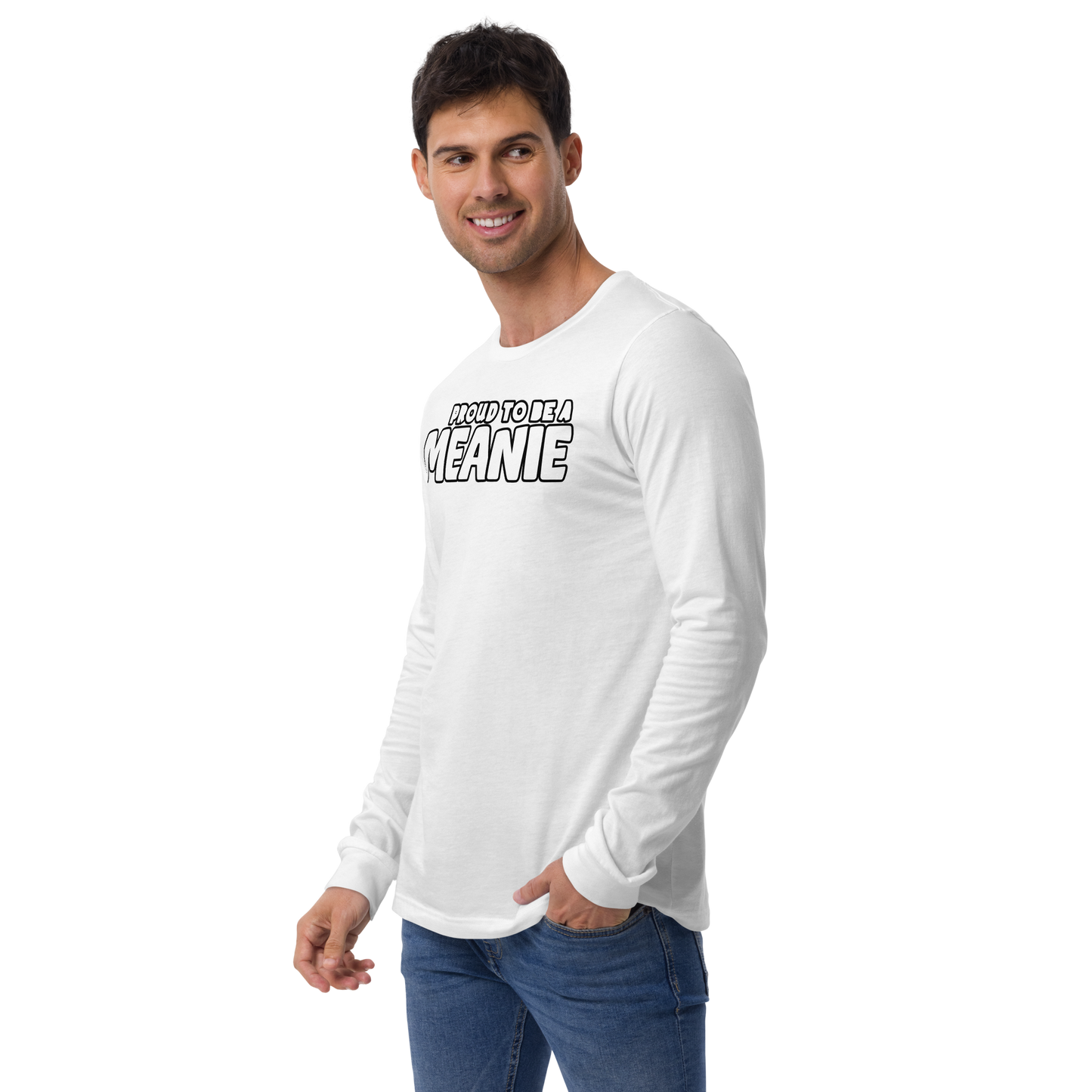 PROUD TO BE A MEANIE | Adult Long Sleeve Gamer Tee