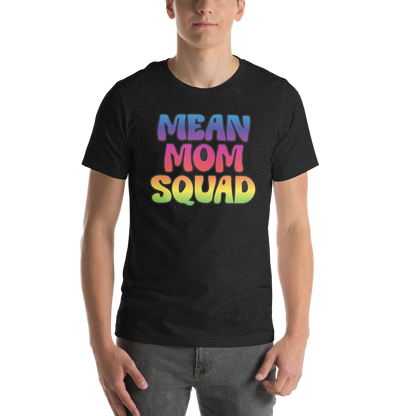 Mean Mom SQUAD | Colorful Super-Soft Adult Gamer Tee