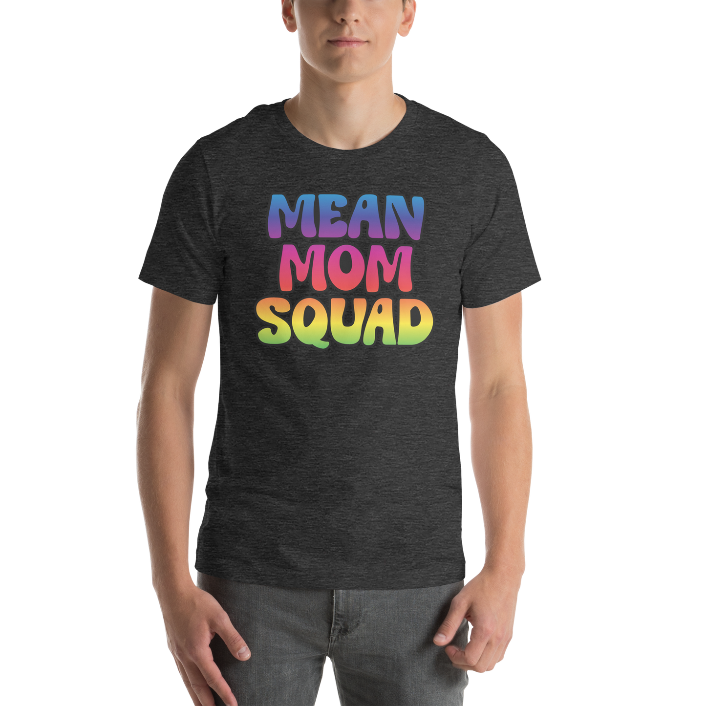 Mean Mom SQUAD | Colorful Super-Soft Adult Gamer Tee